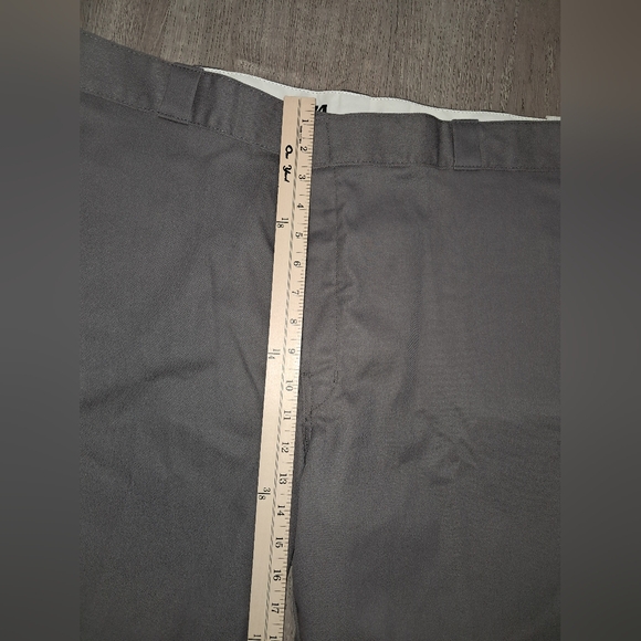 Dickies Men's 44x30 874 Flex Gray Original Fit Uniform Work Pants - Picture 2 of 10